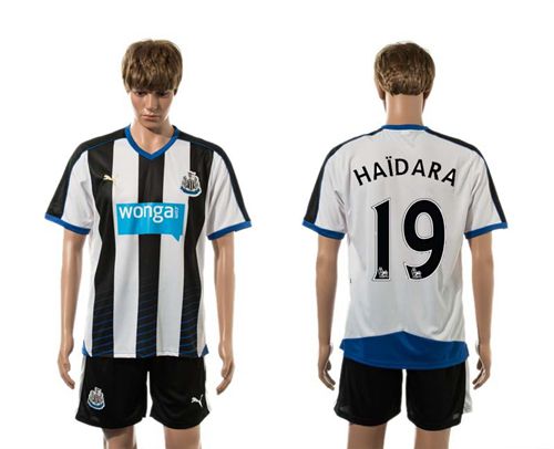 Newcastle #19 HAIDARA Home Soccer Club Jersey